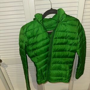 Vibrant Green Puffer Jacket